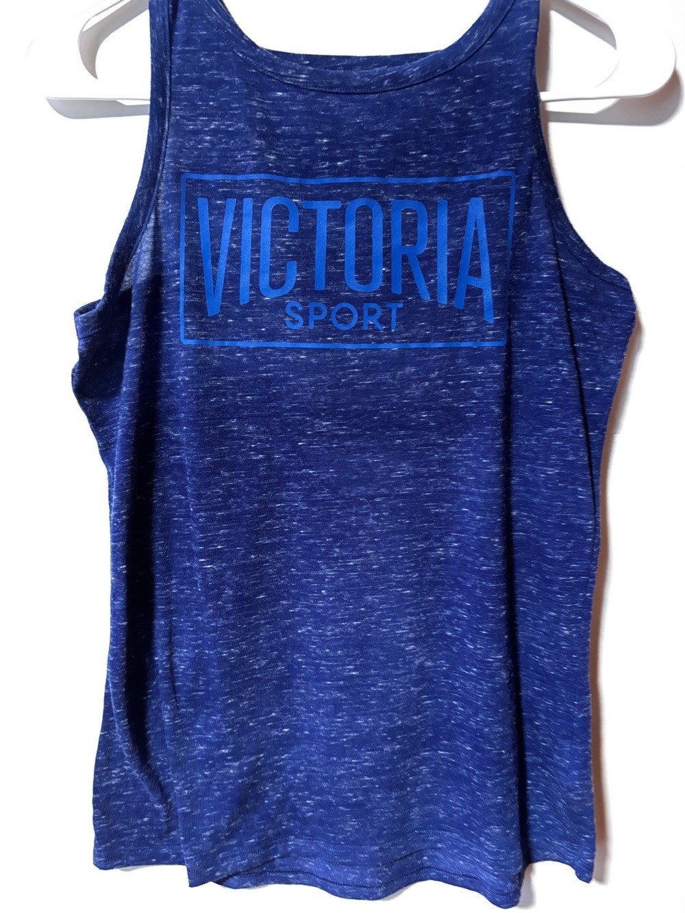 Victoria's Secret Sport Blue Heather Muscle Tank